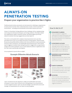 Always On Penetration Testing